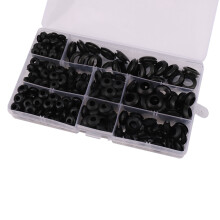 520Pcs Gummitülle Sortiment Verdrahtung Spule Drahtdichtung M3 / M4 / M5 / M6 / M8 / M10 / M12