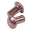 400 Pcs 5/64 x 1/8 Inch Round  Copper Solid Rivets Fasteners 4