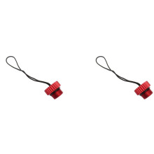 2X Scuba Diving DIN Valvola del Serbatoio Coperchio Filettato 5/8-14NPS Tappo Antipolvere Tappo Antipolvere Proteggi Serbatoio Regolatore Coperchio di