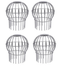 4X Drain Outdoor Dach Anti - Blocking  Cap Runde Netzabdeckung Drainage Bodenlinie Leak Gutter Guard Filter-110