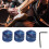 Blue Electric Guitar Control Knob Set 3Pcs – Potentiometer & String Adjuster 15
