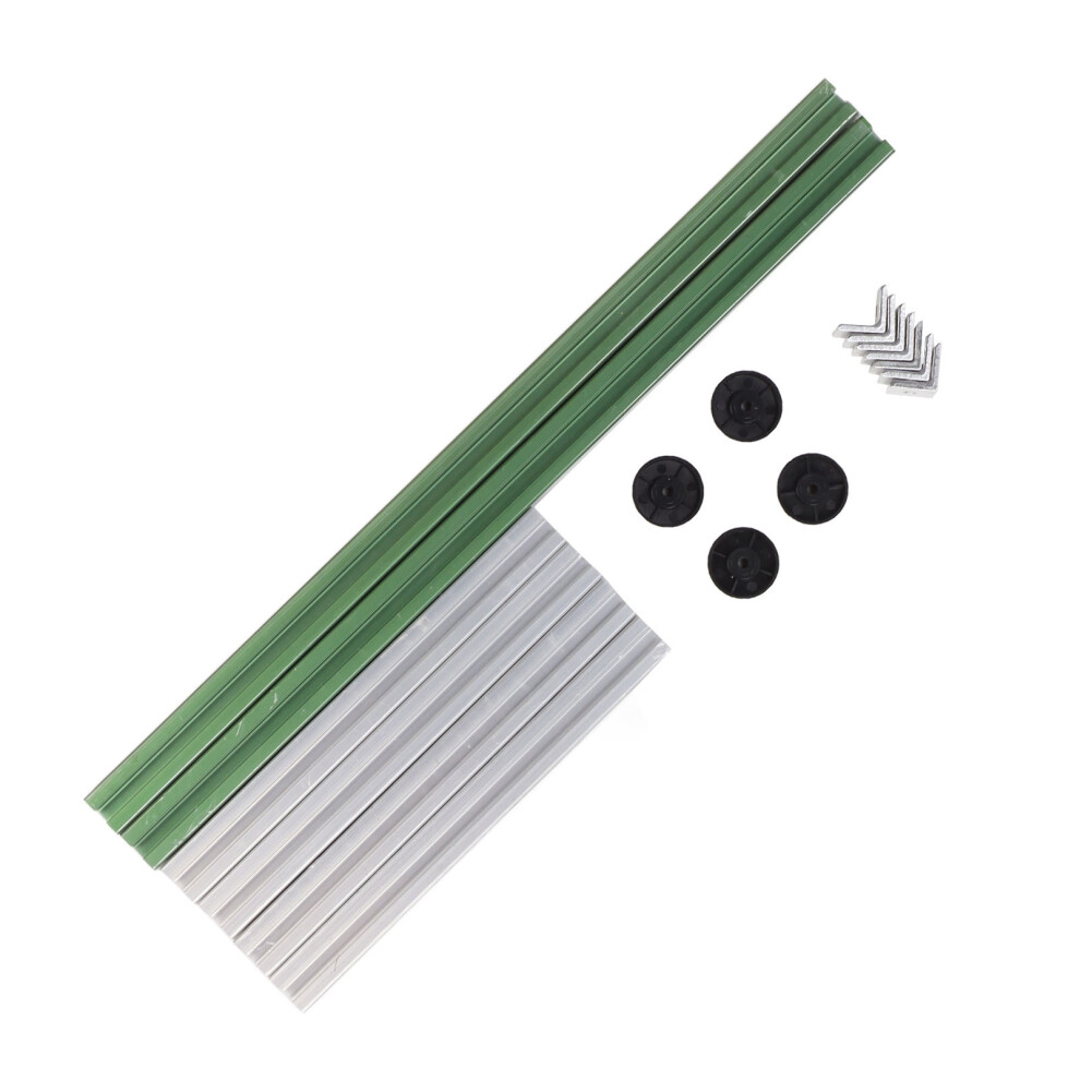 Atx Computer Open Chassis Green/Silver 7806371628026