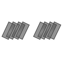 Golvventilkåpor, Starkt Magnetiskt Ventilationsnät för Luftventiler, 4x10 Tum PVC Golvregisterventiler, 8 St