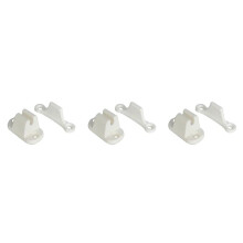 3X Kit de Retenue de Porte en Forme de T Arrêt de Porte de Retenue Loquet de Verrouillage pour Rv Caravane Camping-Car Support de Retenue de Porte de