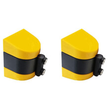 2X Magnetische Einziehbare GüRtelbarriere, WarteschlangenbarrieregüRtel mit Magnetischer Adsorption, 10 M Sicherheitskordon-Barriere