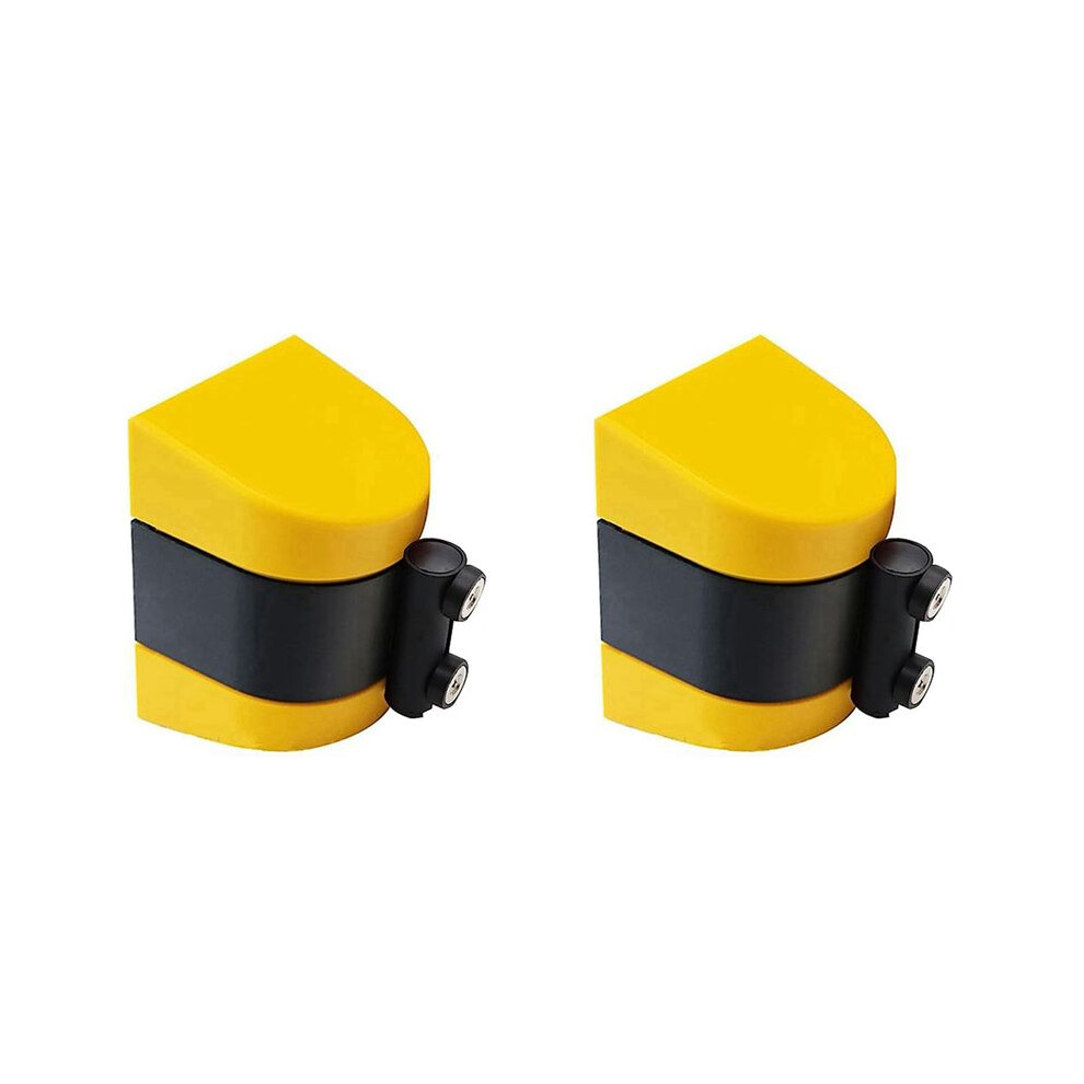 2X Magnetic Retractable Belt Barrier, Queue Barrier Belt With Magnetic Adsorption, 10M Safety Cordon Barrier 4711462208250