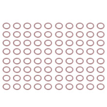 80 Pcs 10mm X 14mm X 1mm Copper Washer Seal Spacer Seal