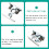 4Pcs Spring Loaded Door Easy Lock Stop Catch Release Clamp Double Roller Catch (Mp-4) 7