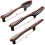 45 Pcs Knife Spoon Fork Kitchen Cabinet Closet Drawer Pull Handles Knobs 3-Inch Center to Center Bronze 6