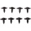 3X Black Front Left/Right Car Inner Door Handle Trim Pull Grab Panel Handle for  3 4 Series F30 Interior Door Handle 4
