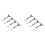 Stils Wing Bolt Kit ErsäTtningstillbehöR för GipsmåLningsdekor 8-Pack 1