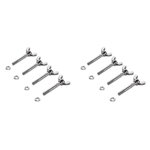 Stils Wing Bolt Kit ErsäTtningstillbehöR för GipsmåLningsdekor 8-Pack