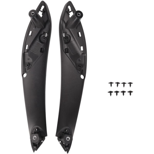 3X Black Front Left/Right Car Inner Door Handle Trim Pull Grab Panel Handle for  3 4 Series F30 Interior Door Handle 2