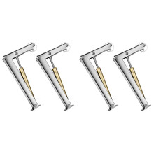 2X Heavy-Duty Upward Flap Door Air Pressure Lever Random Stop Furniture Hinge Soft Closing Slow Closing Cover Support