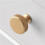 30 Pack Champagne Bronze Knurled Cabinet Knobs Round Kitchen Cabinet Pulls for Drawer Dresser, Cupboard and Wardrobe 5