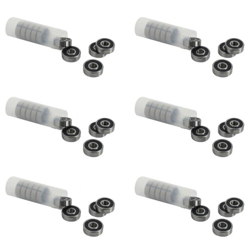 60pcs 628RS 8mmx24mmx8mm Double Sealed Miniature Deep   Bearing