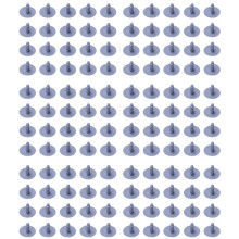 120 Pieces Grey Plastic Mat Gegen Fahrzeug Model Clips 7mm X 16mm X 24mm
