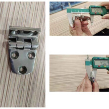 2X Stainless Steel Hinges Door Hinge Fitting for Boat Yacht, 37X54mm
