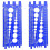 2Pc Nut Bolt Thread Gauge Checker Bolt Size and Thread Gauge Bolt Nut Thread Measure Gauge Bolt and Nut Identifier 1