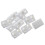 Furniture Cabinet Fastener Corner Braces Angle Brackets White 60pcs 2