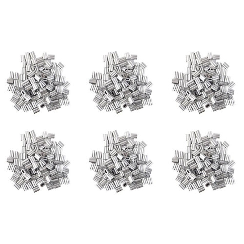 720x Aluminum Crimping Loop Sleeve for 2mm Diameter Wire Rope and Cable