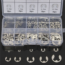 360 StüCke 304 Edelstahl E-Clip Unterlegscheiben Sortiments Kit für Wellen Befestigung M1.5-M10