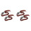 4Pcs Drywall Stilts Straps, Leg Band Straps with Adjustable Size, Replacement Part for Stilts 1