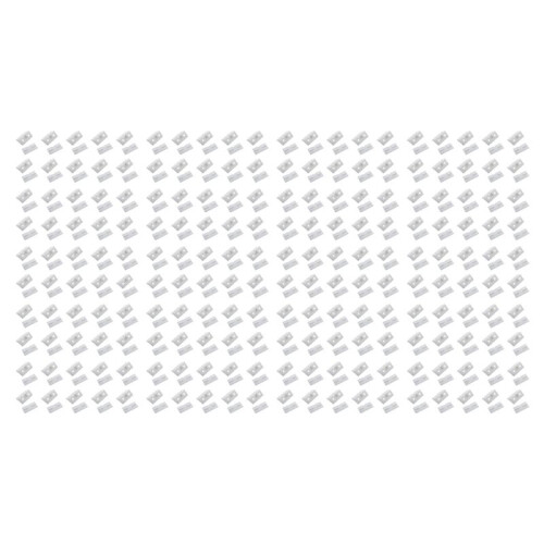 Furniture Cabinet Fastener Corner Braces Angle Brackets White 200pcs