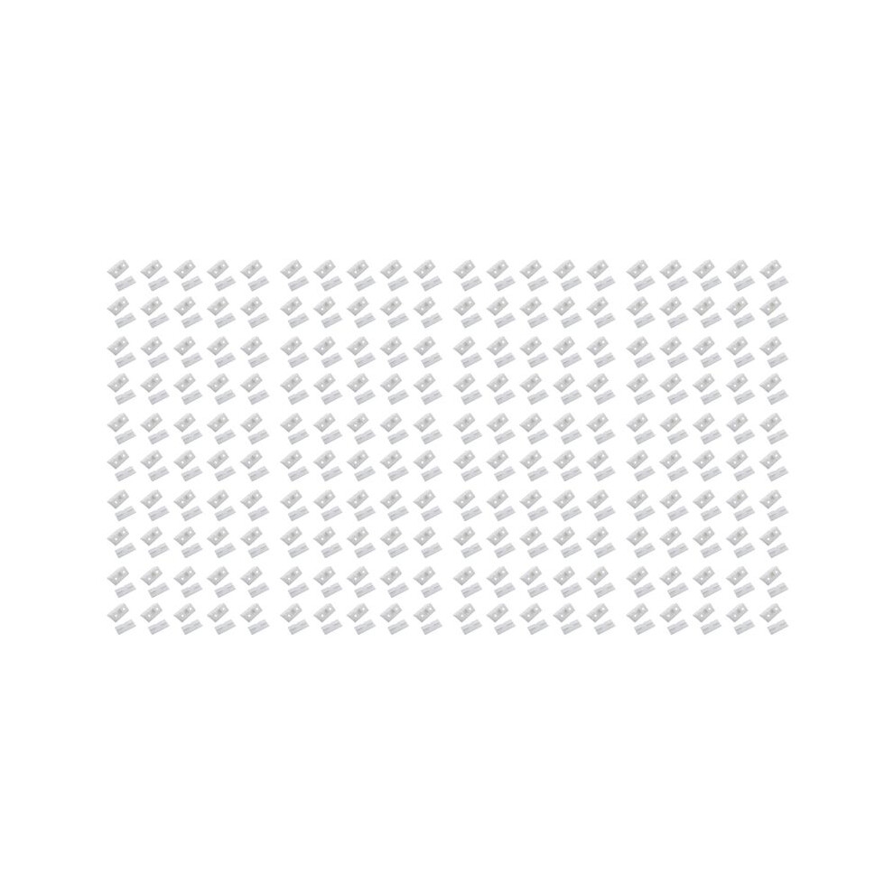 Furniture Cabinet Fastener Corner Braces Angle Brackets White 200Pcs 6032015637180