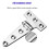 DobradiçAs T de Grau MaríTimo, DobradiçAs de , 4 Polegadas X 2 Polegadas, Sem RuíDo, AçO InoxidáVel 316 Resistente com Parafusos (6 PCS) 5
