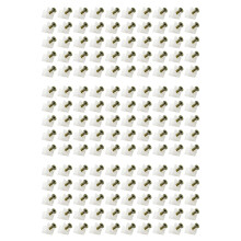 150 Pcs Drawer Supports, White Plastic Drawer Bottom Sagging Repair Fixing Mending Wedges with Screws for Furniture