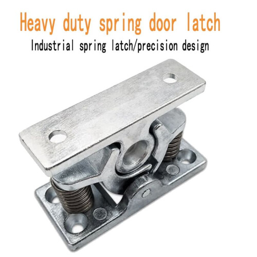 4Pcs Spring Loaded Door Easy Lock Stop Catch Release Clamp Double Roller Catch (Mp-3)