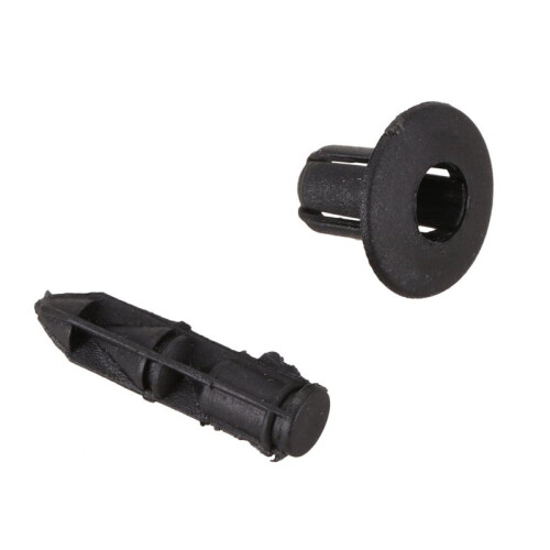 6mm X 12mm Rivetti In Plastica per Auto Clip da Auto 200 Pezzi 2
