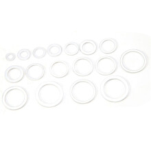 900Pcs Aluminum Gasket Aluminum Flat Washer Aluminum Sealing Ring Combination