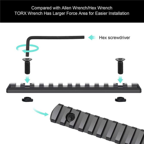 32 Pack M 4 T-Nut Metric Camming Screw Replacement Sets Compatible with Standard Rail Systems, with Thread Screws 2