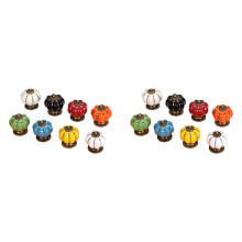 16pcs Pumpkin Ceramic Handles 38mm Drawer Knobs Cupboard Door Handles Single Hole Cabinet Handles