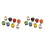 16pcs Pumpkin Ceramic Handles 38mm Drawer Knobs Cupboard Door Handles Single Hole Cabinet Handles 2
