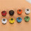 16pcs Pumpkin Ceramic Handles 38mm Drawer Knobs Cupboard Door Handles Single Hole Cabinet Handles 4