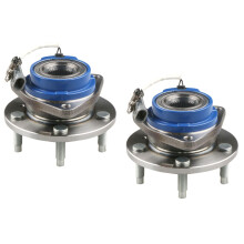 2pcs Front and Rear Wheel Hub and Bearing Assembly with ABS, Fits 2060M17001X2S 513187 713121