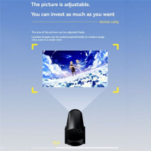1080P Projector for Android12 WiFi 6 120ANSI RK3566 Quad Core BT5.0 1920x1080P Home Cinema Portable Outdoor Projetor(US)