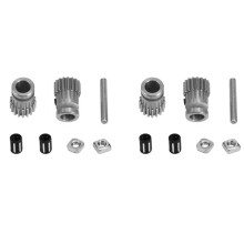 2X 3D Printer MK3 Drive Gear Extruder Dual Gears Kit Drive Gears Extrusion Wheel for Prusa I3 MK2 MK2S 3D Printer