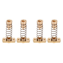 4 Sätze CR10 Z Achse T8 Anti Rückschlag Mutter mit Spiel Feder Eliminierung Raum Messing Muttern für Upgrade  3S  3 Pro