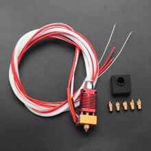 5X Extruder Des Drucker 3D Zusammen Gebautes Kit Des Heißen Endes Mk8 für  3 /  3 Pro mit Aluminium Heiz Block, 1.75mm, 0.4mm Düse
