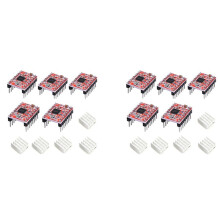 10 Stücke A4988 Stepstick Schrittmotortreibermodul mit KüHlkörper für 3D Drucker Reprap Geeignet