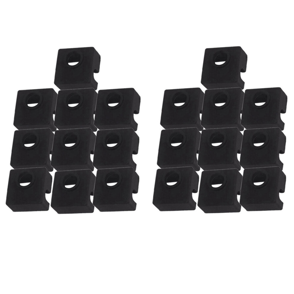 20Pcs/Lot 3D Printer Nozzle Silicone Socks Cover Heating Insulation Case For Heater Block For -3 Cr-10 Extruder 6034087674858