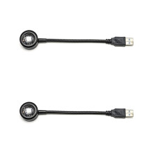 2X Lampada da Tramonto A LED USB Proiettore di Luce Notturna Decorazione per Feste di Compleanno Luce D'Atmosfera Portatile per Soggiorno in Camera da