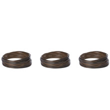 6X Material de Tejido de Ratán Sintético Plano Degradado de Café Ratán de Plástico para Tejer Y Reparar Silla Mesa Cesta de Almacenamiento