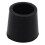 30 Pcs Rubber Cone Shape Desk Feet Protector Chair Leg Tip Pad Black 3