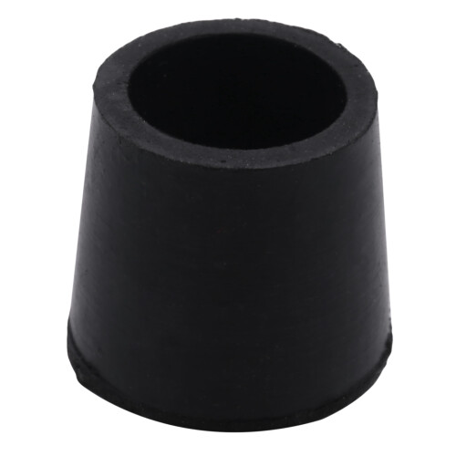 30 Pcs Rubber Cone Shape Desk Feet Protector Chair Leg Tip Pad Black 2