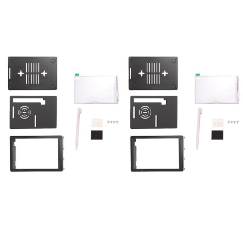 2X 3.5 Inch Tft Lcd Contact Screen 320X480 Resolution Abs Case + Touchpen for Raspberry Pi 4 B